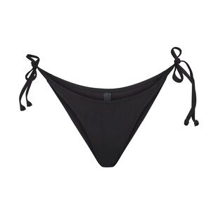 Skims black dipped tie bottom XS